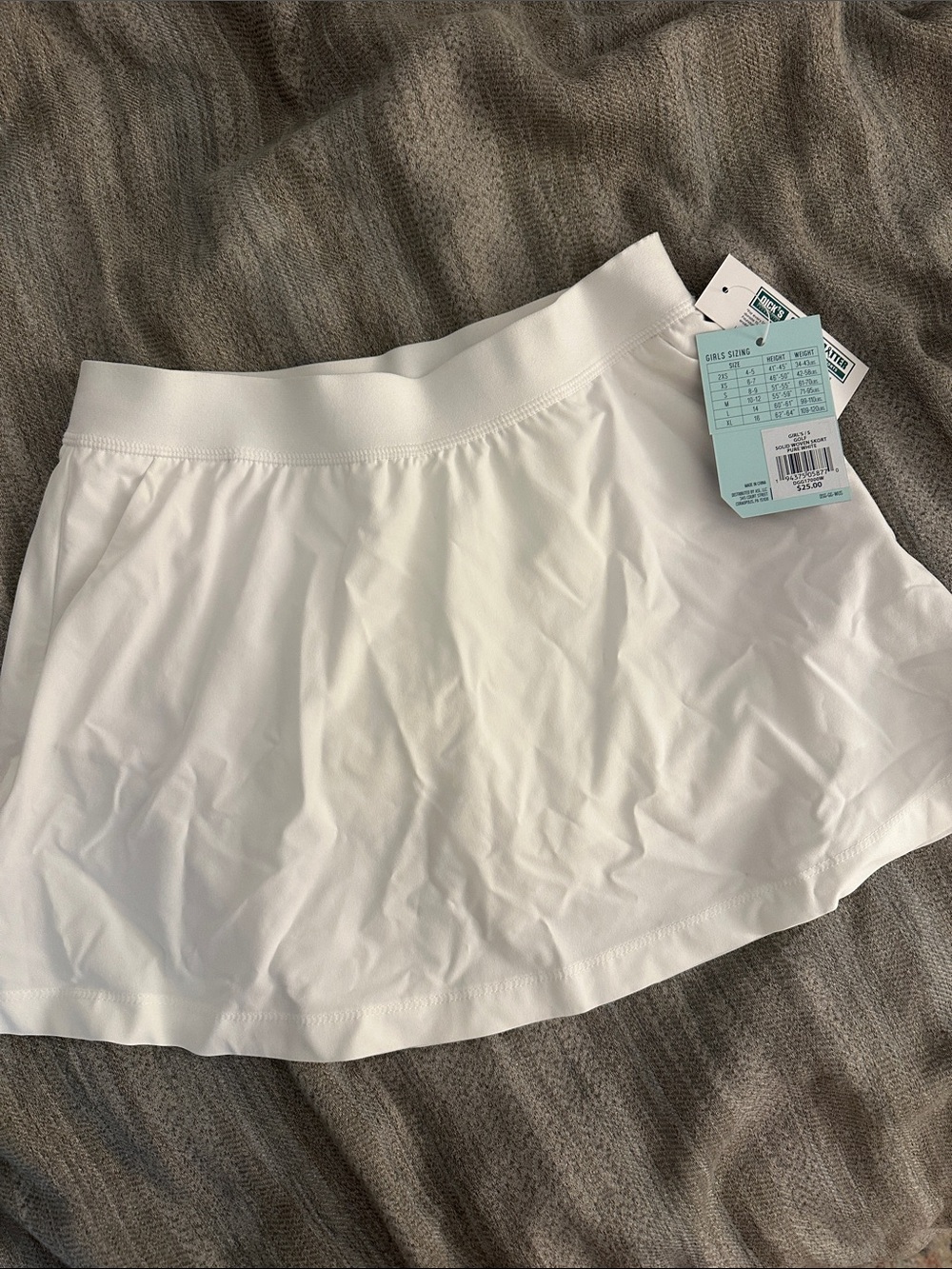 White Golf Skort
